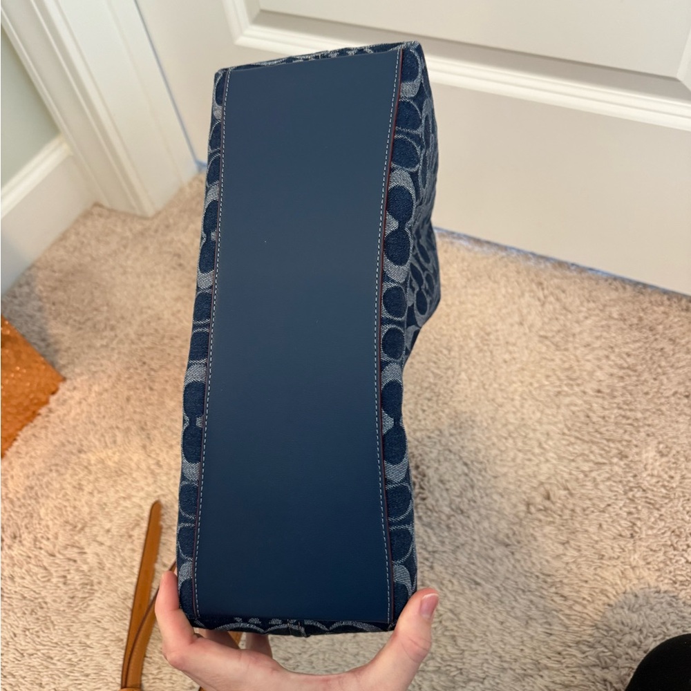 Coach Large Laurel in Denim - Picture 5 of 12
